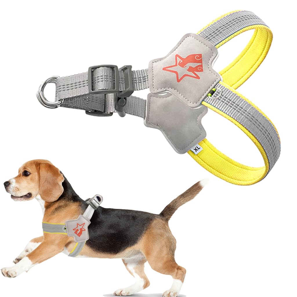 Qpets Dog Harness, Extra Large Dog Harness Quick Release, Adjustable Outdoor Pet Vest Harness for Dogs with Safe Reflective Strip & Double D Rings (XL, Recommended Weight: 35lbs-52lbs) Qpets Dog Harness, Extra Large Dog Harness Quick Release, Adjustable Outdoor Pet Vest Harness for Dogs with Safe Reflective Strip & Double D Rings (XL, Recommended Weight: 35lbs-52lbs)